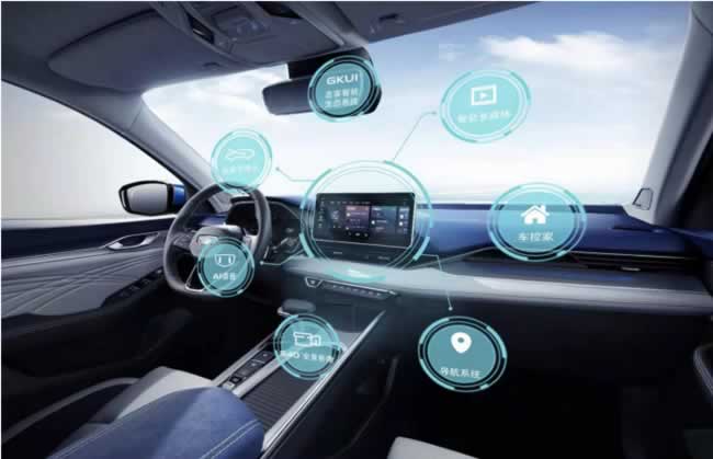 吉利帝豪轿车的智能座舱功能;图片来源：吉利汽车
