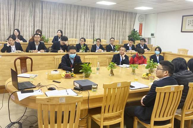 集团与认证机构审核专家进行视频会议 集团与认证机构审核专家进行视频会议