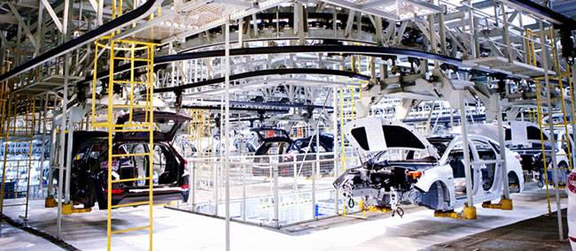 北京现代工厂内景