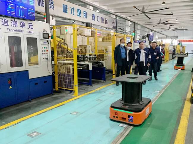 参观瑞立海安制造基地 参观瑞立海安制造基地