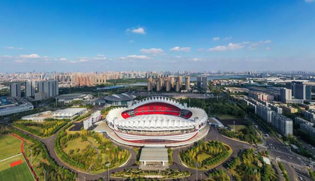 本届大会举办地——武汉体育中心