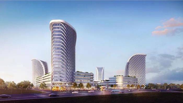   五方天雅汽车服务园升级改造后的效果图