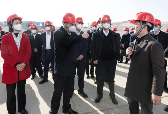 中创新航江门项目调研现场