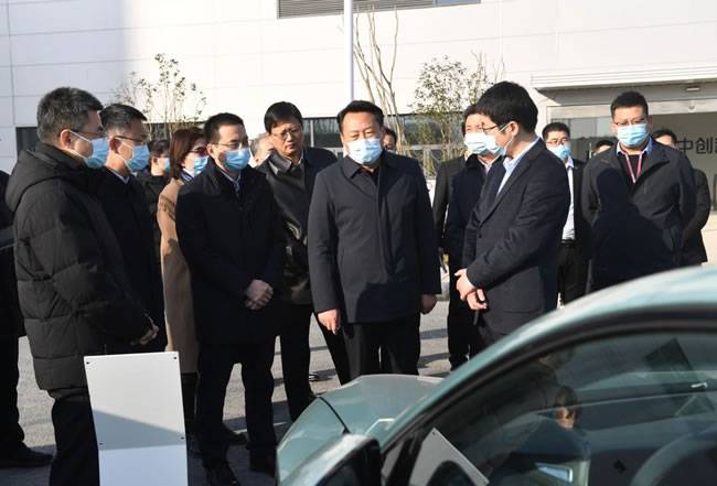 中创新航合肥项目调研现场