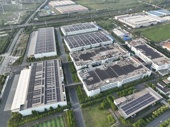 欧普照明吴江园区分布式项目实景