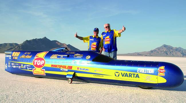 图注:2023年8月16至21日,罗宾逊将在玻利维亚挑战644 公里/小时的世界纪录 图注:2023年8月16至21日,罗宾逊将在玻利维亚挑战644 公里/小时的世界纪录