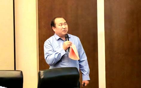 ▲理士国际北京销售公司动力渠道大区经理黄贝贝